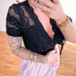 T-Shirt Spitze in 4 Farben
