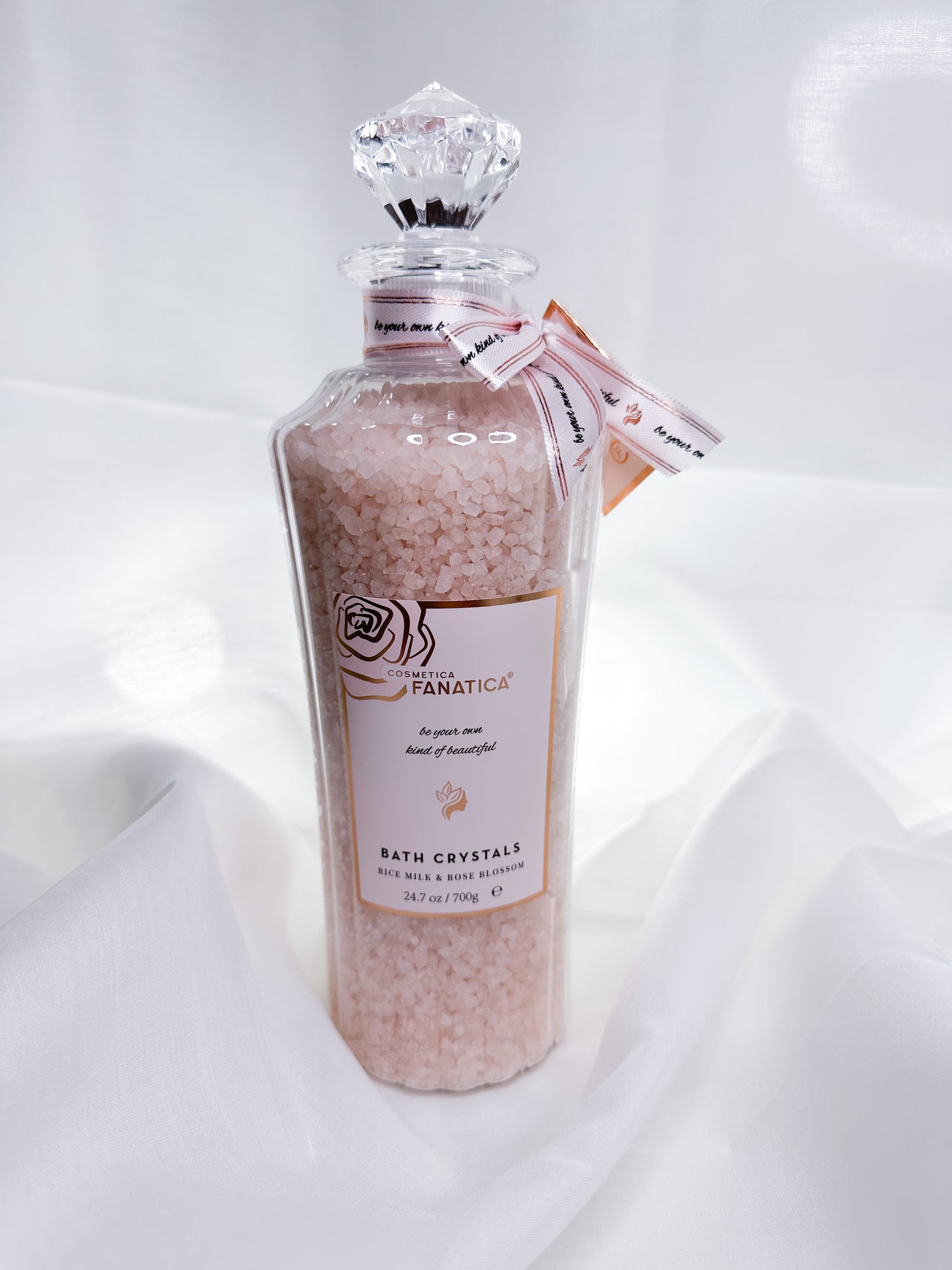Badesalz Rosé mit Reis-Milch 700g