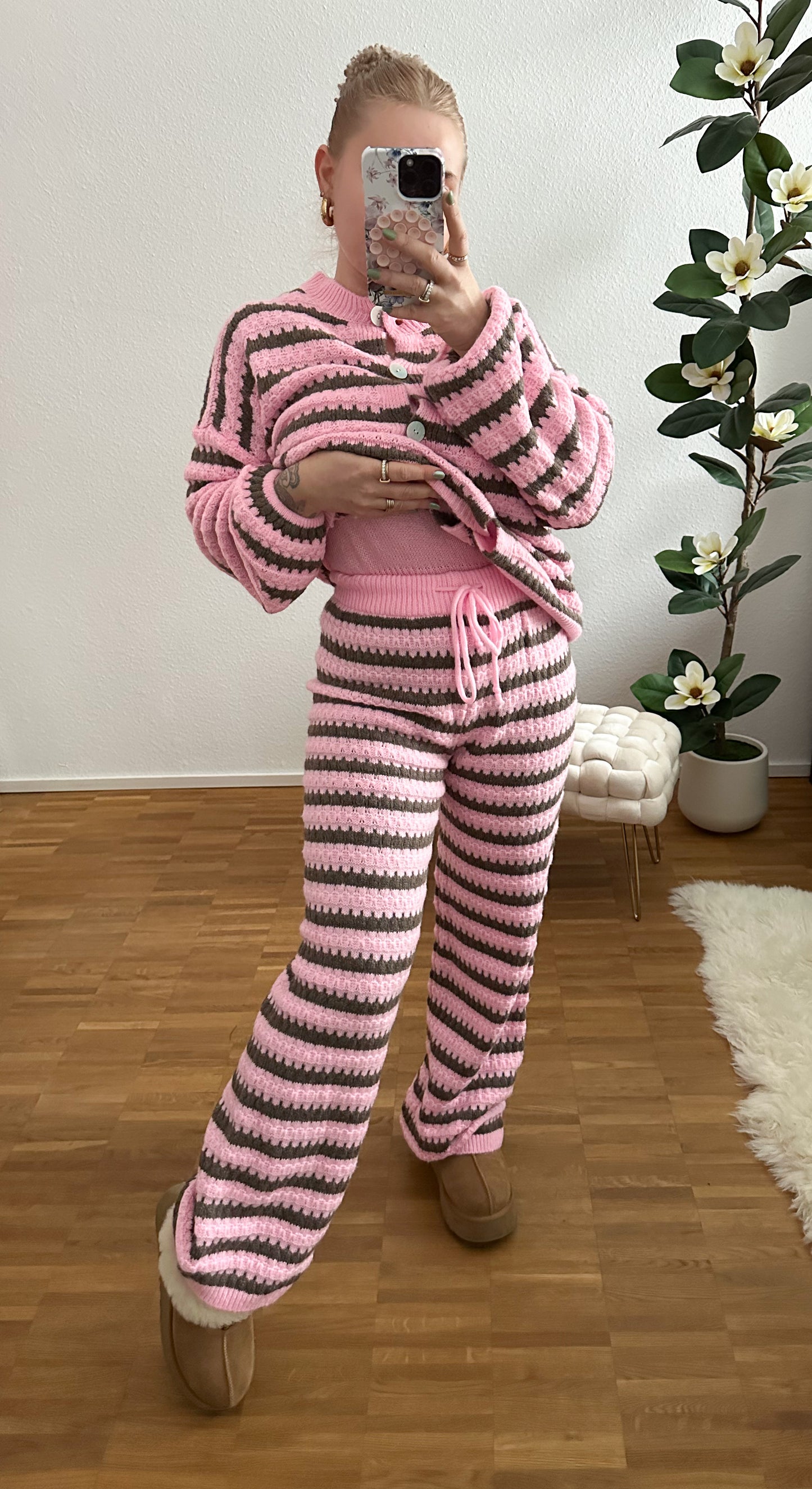 Strickhose Lilly in 5 Farben super weich 106cm lang