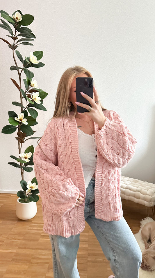 Strickjacke Dina lang in 2 Farben