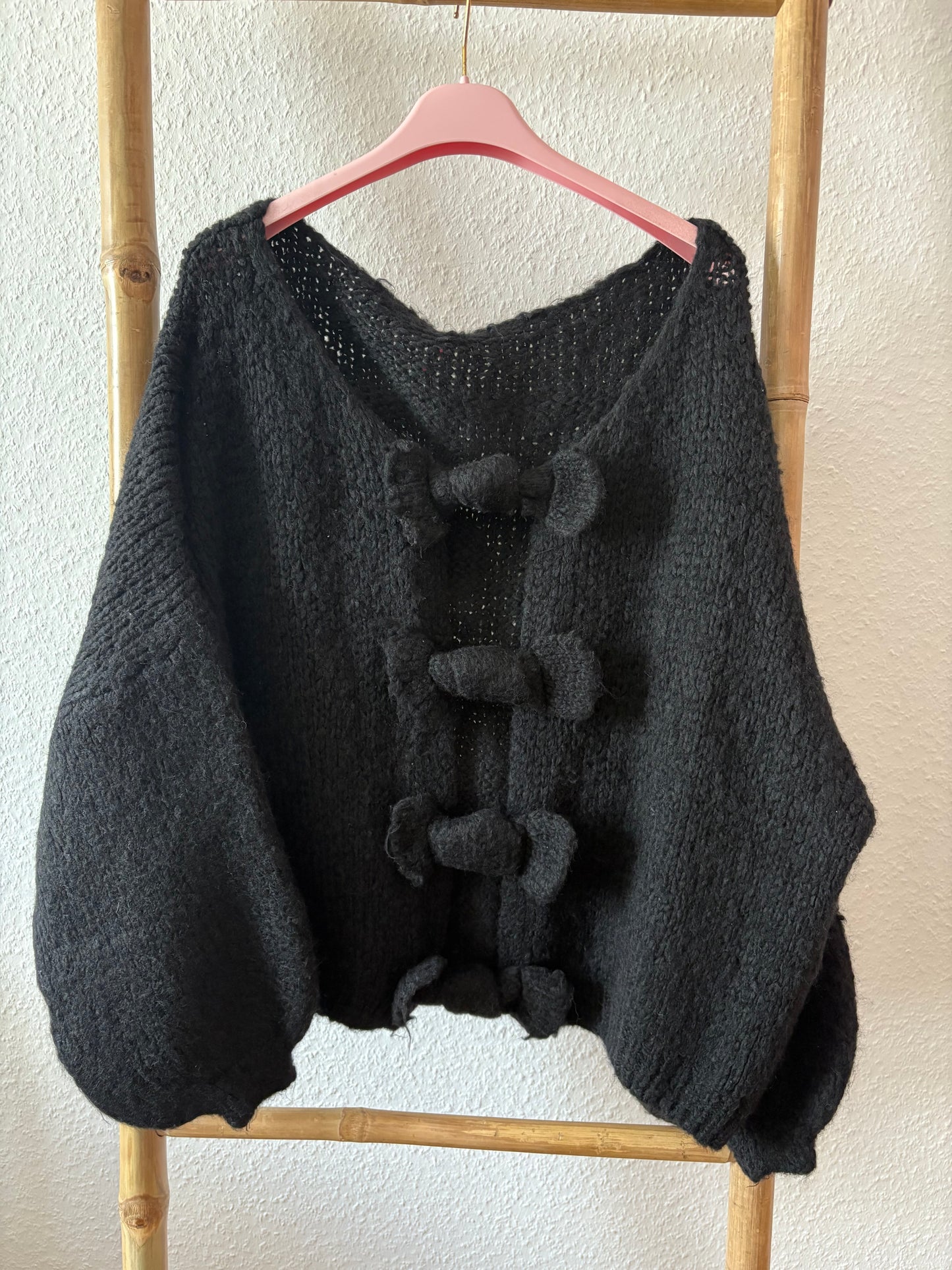 Strickpullover-Schleife super weich in 2 Farben