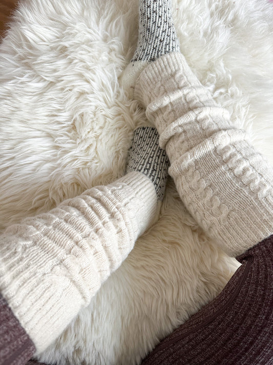 Beinstulpen super weich und elastisch in 2 Farben