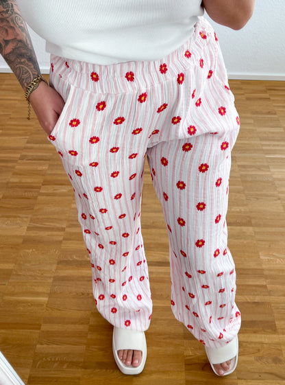 Musselin Hose Blume