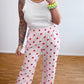 Musselin Hose Blume
