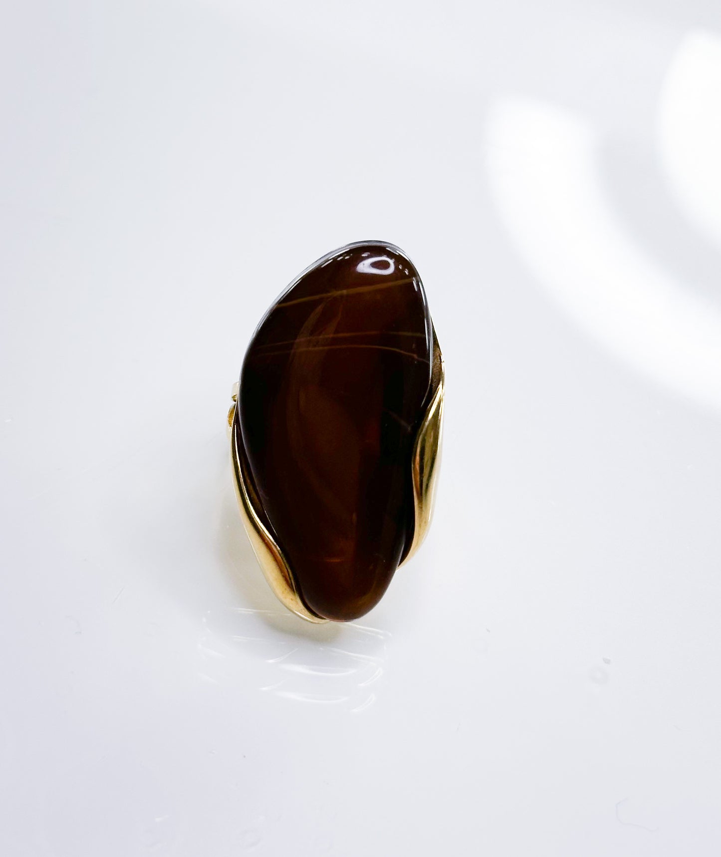 Ring mit Leo-Muster in 2 Farben S.Steel 14k Gold