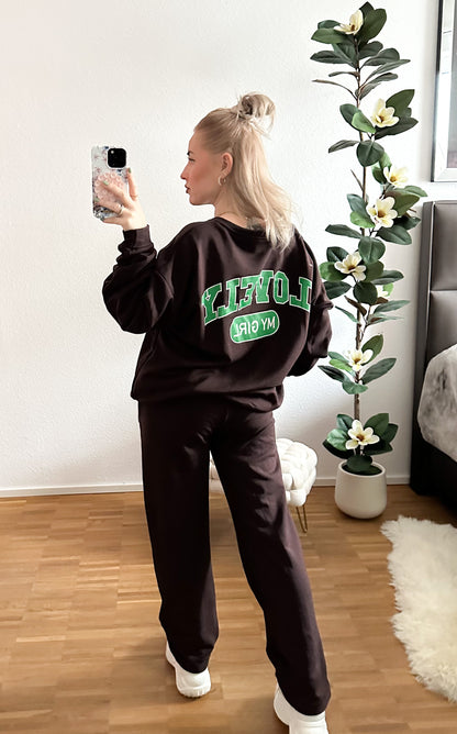 Zwei-Teiler Lovely My Girl in 4 Farben Hose mit Pullover