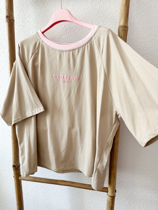 T-Shirt La Vie in 3 Farben