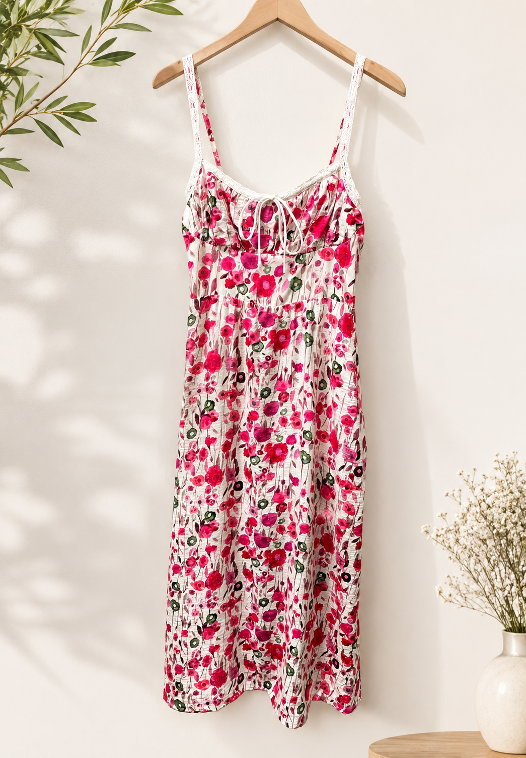 Kleid Rote Rose