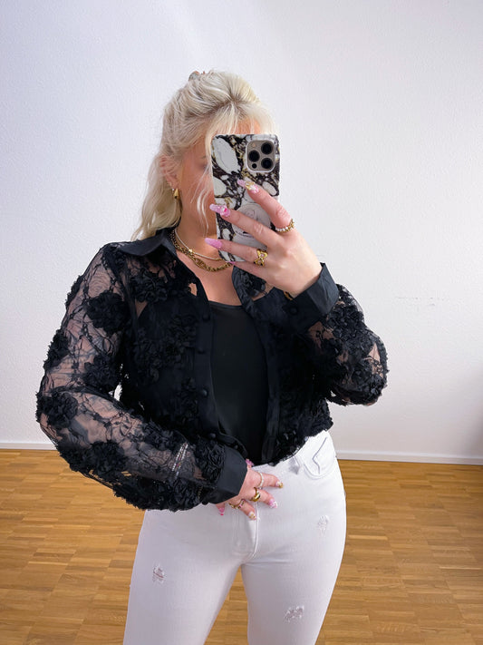 Bluse-Blumentraum in zwei Farben