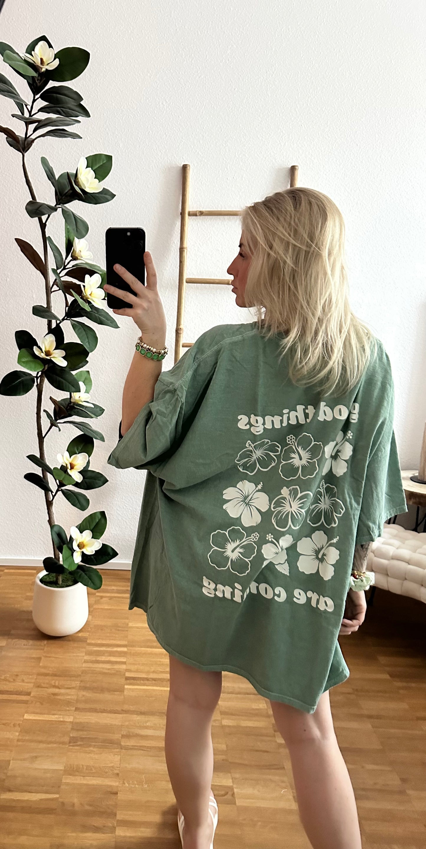 T-Shirt Erdbeere&Blumi Mint