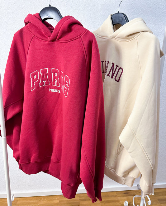 Hoddie Paris 2 Farben