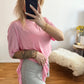 T-Shirt zum binden in 4 Farben Ultra Soft