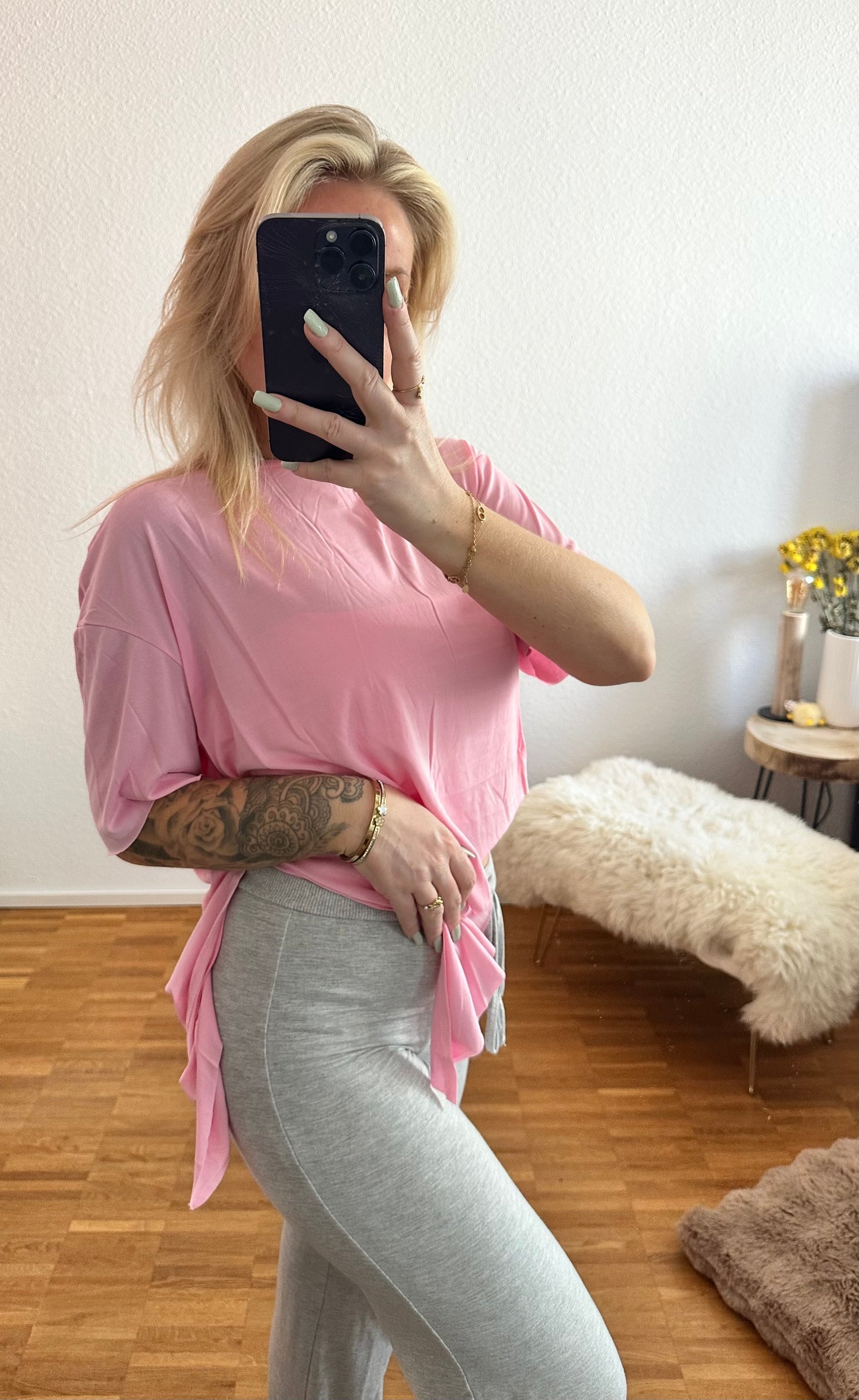 T-Shirt zum binden in 4 Farben Ultra Soft