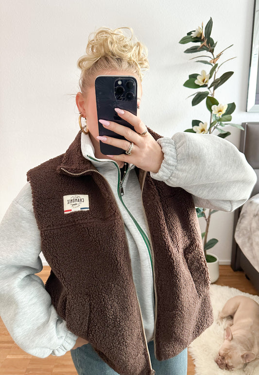 Weste-Teddy Ultra soft in 4 Farben