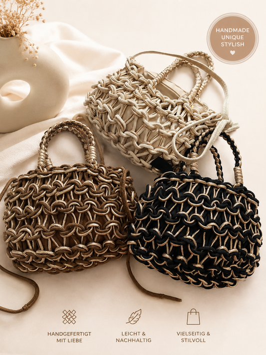 Tasche Handmade/ Häkeltasche im 4 Farben
