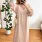 Kleid Musselin rosa