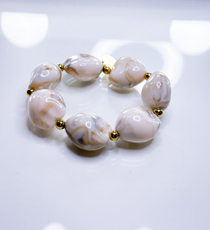 Armband Muschel Marmor 3 Farben