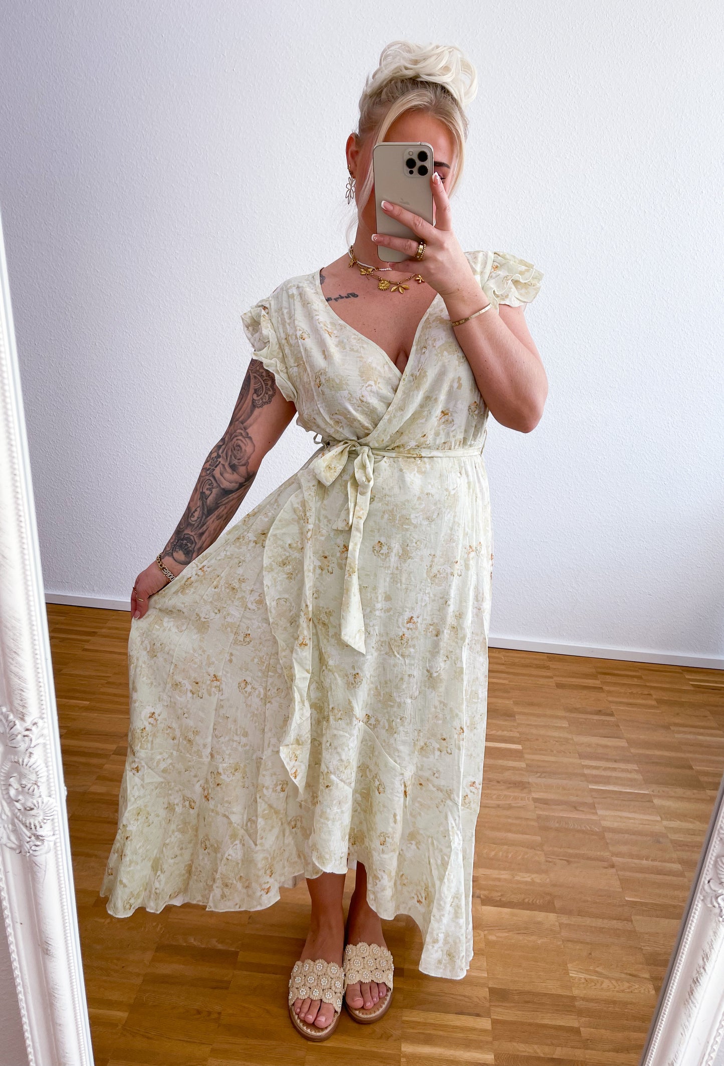 Wickelkleid Milk Gelb
