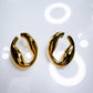 Ohrringe Tropf 14K Gold
