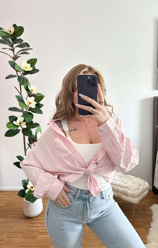 Bluse Chic Strass in 4 Farben