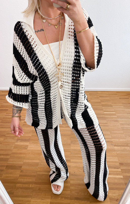 Zwei-Teiler Strick Boho