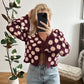 Strickjacke Boho Blume in 4 Farben
