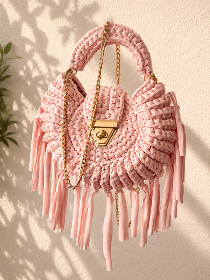 Tasche Muschel Handmade