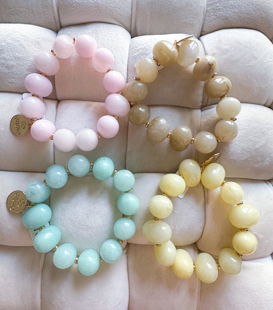 Armband Oval Pastell in 4 Farben