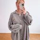 Musselin Bluse Croissant