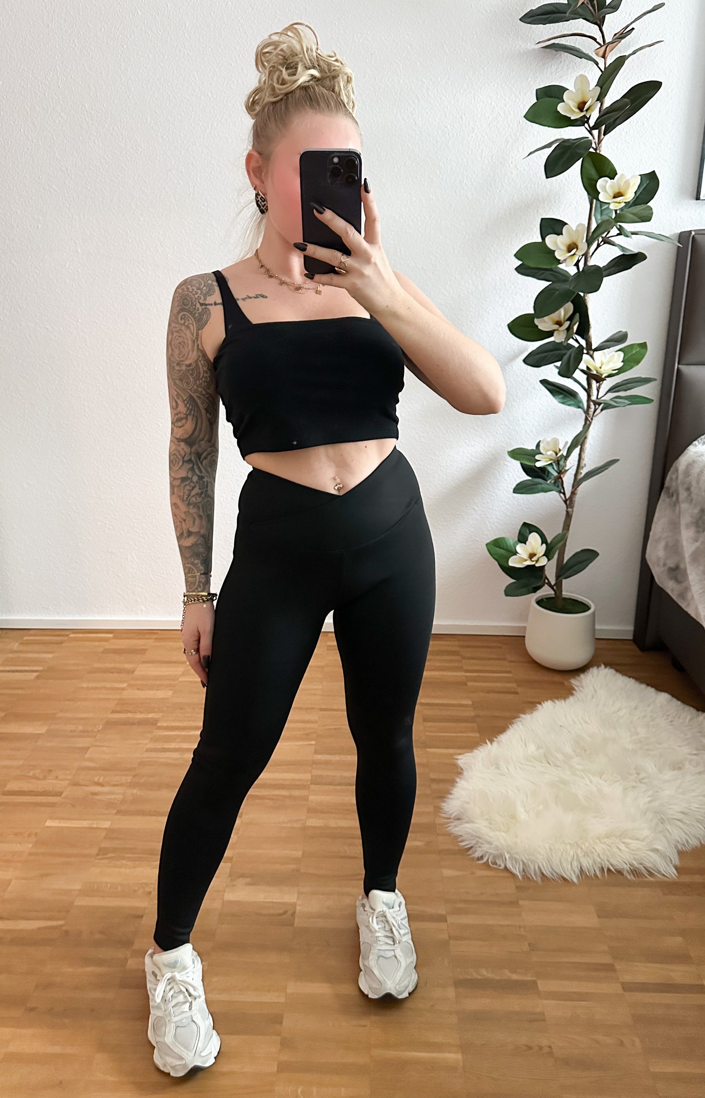 Fett-weg leggings thermo mit Fütterung 25% Elastisch
