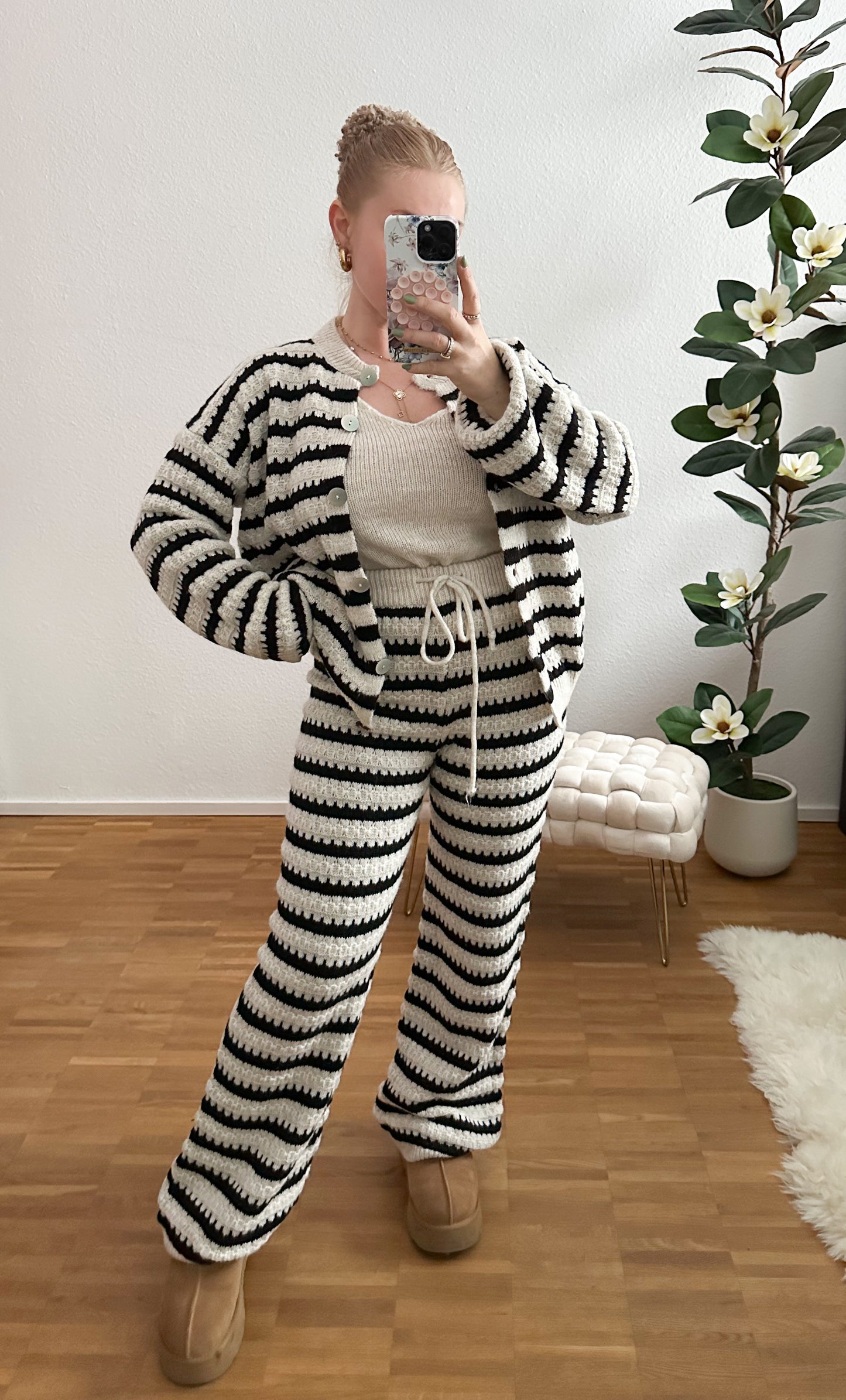 Strickhose Lilly in 5 Farben super weich 106cm lang