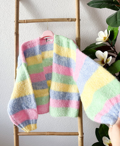 Strickjacke Rainbow