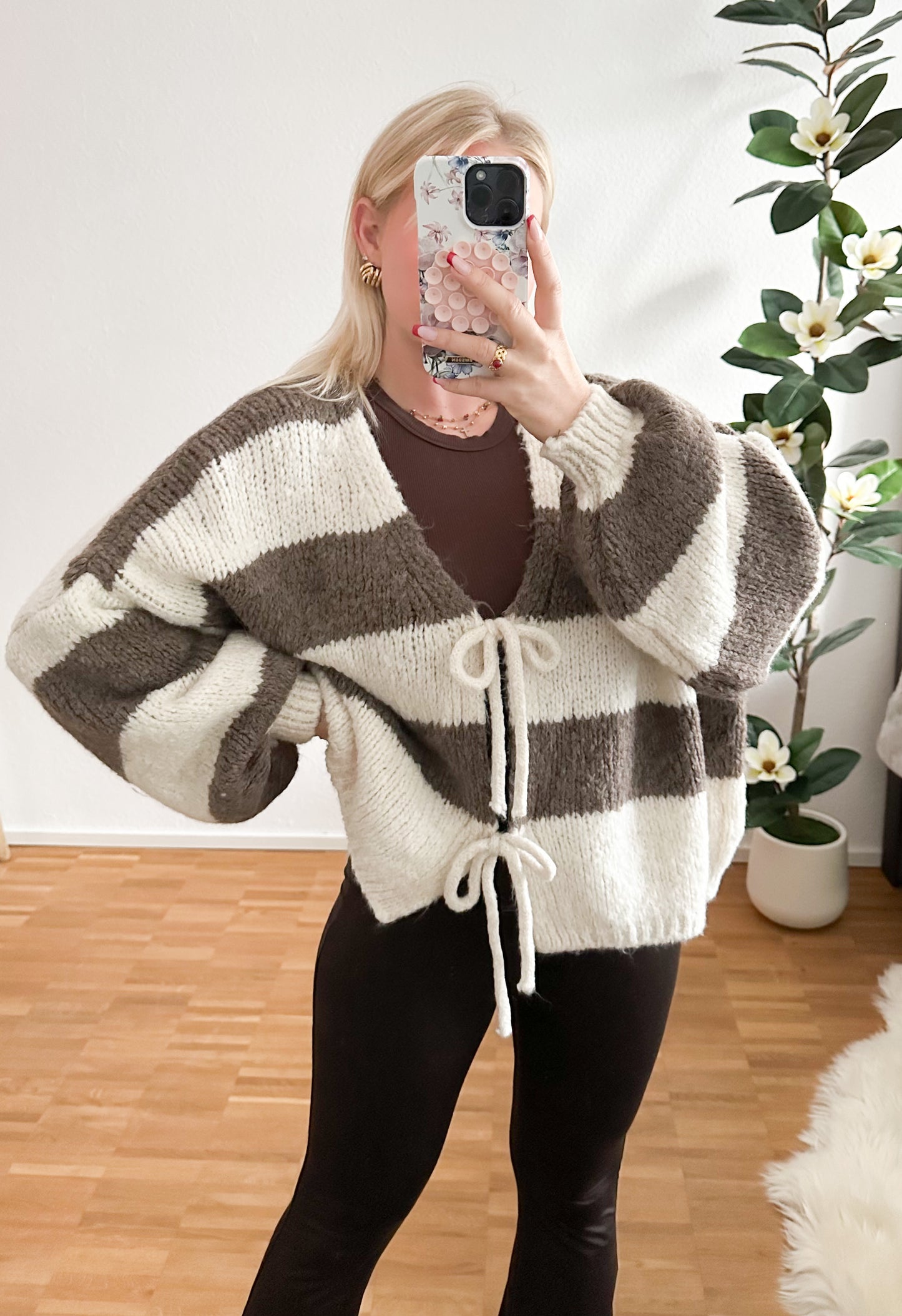 Strickpullover Streifi in 2 Farben super Woche und kuschelig