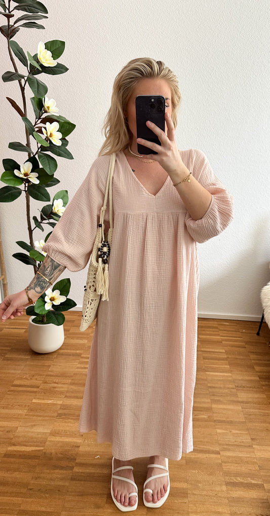 Kleid Musselin rosa