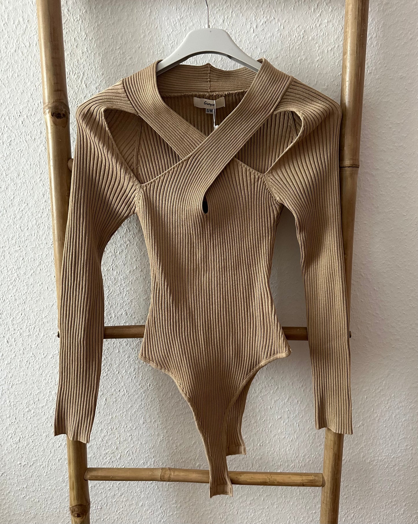 Strickbody Twist Cappuccino