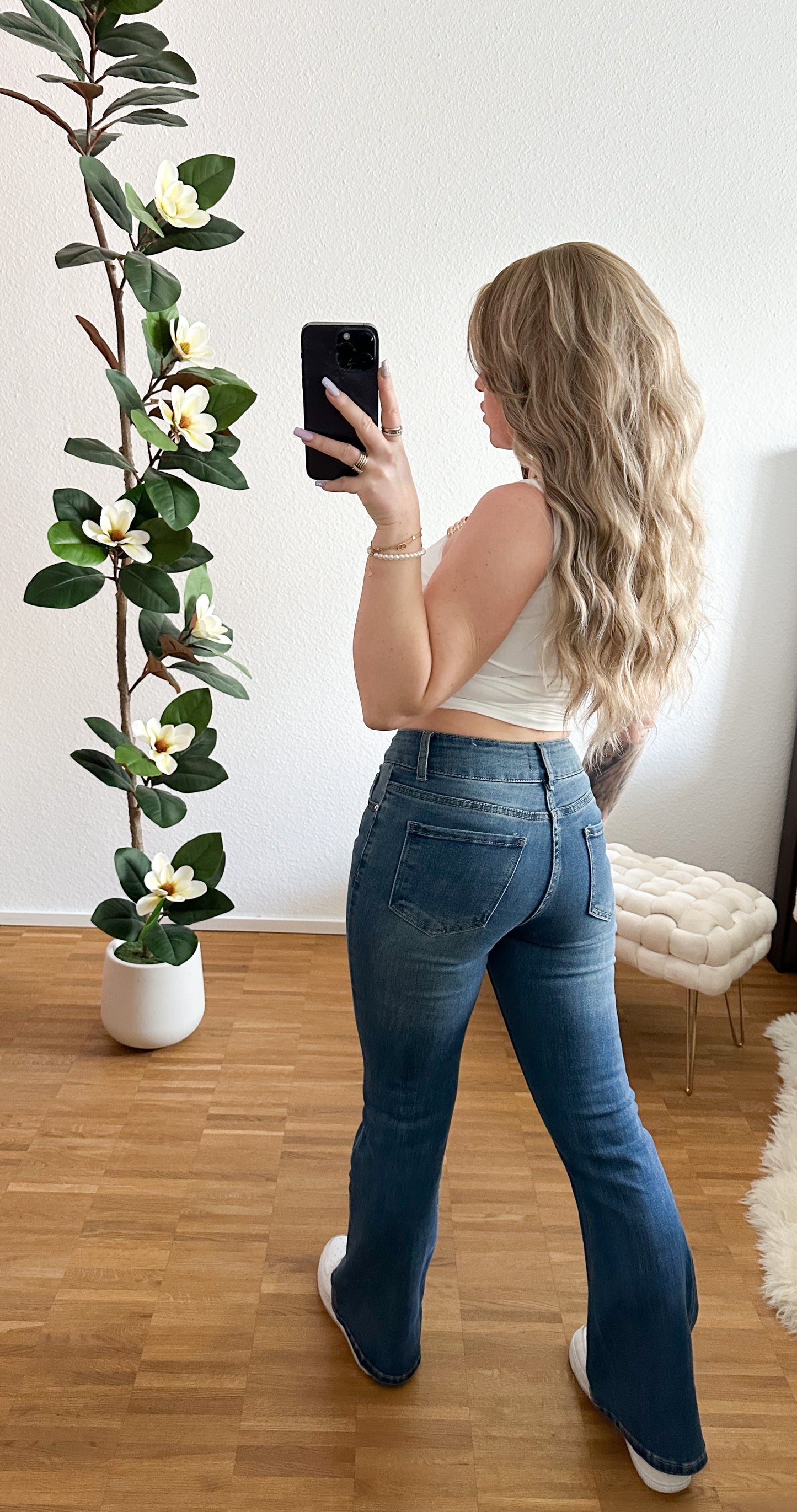 Jeanshose Bestiny 2 Farben 97cm Länge