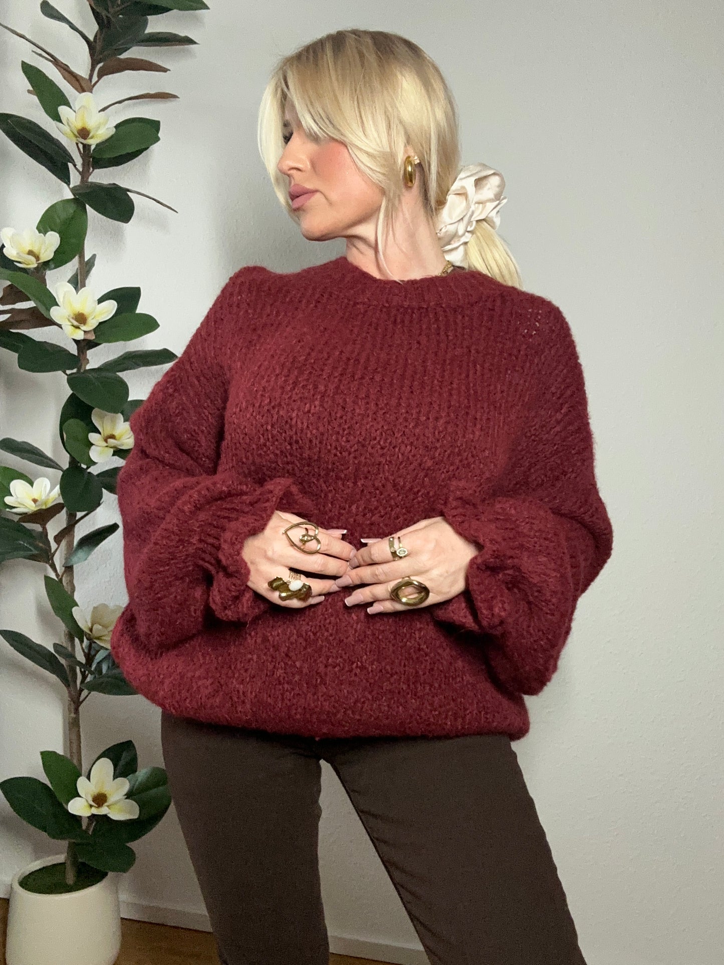 Strickpullover Barock super weich in 7 Farben