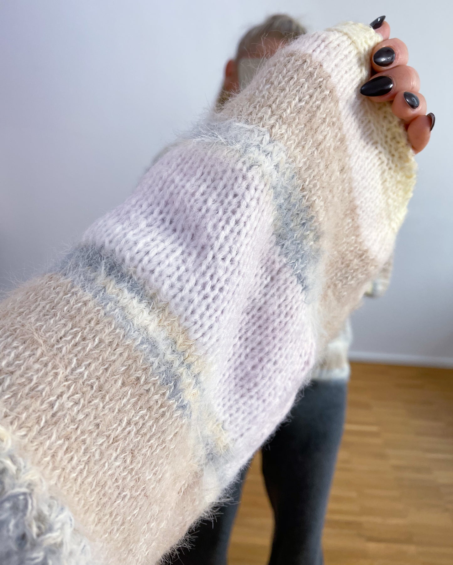 Strickpullover Pastell