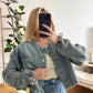 Jeansjacke Schleife Basic