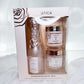 Bath Care Set Rose Shimmer Showergel Body Butter and Bathsalt