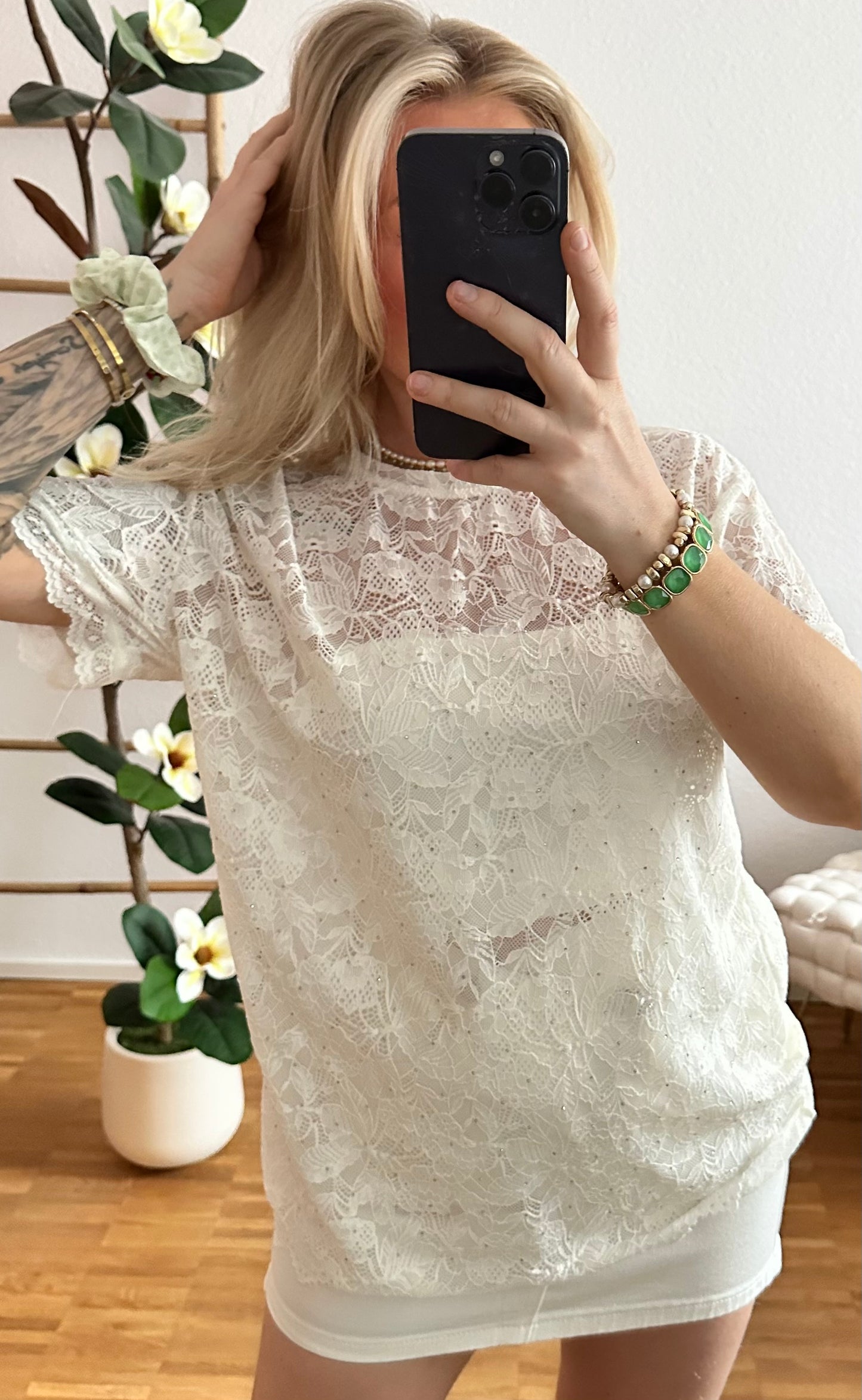 T-Shirt Spitze Luna Bling 3 Farben