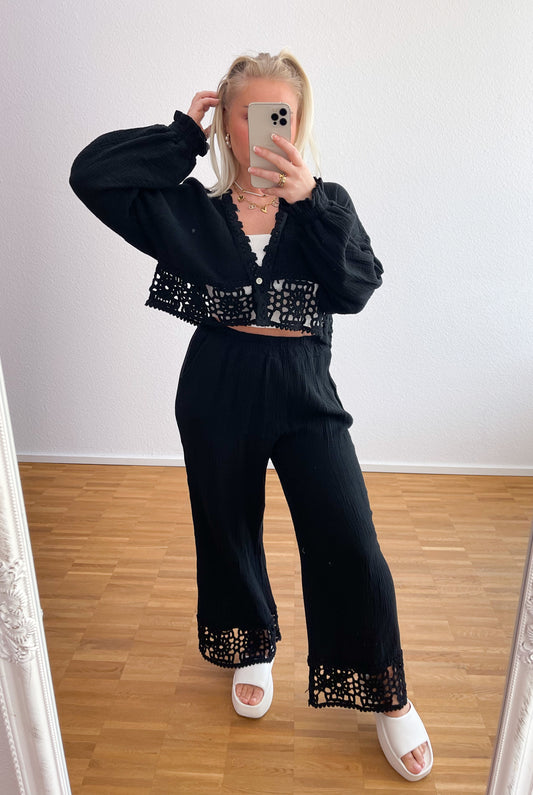 Zwei-Teiler Musselin Boho