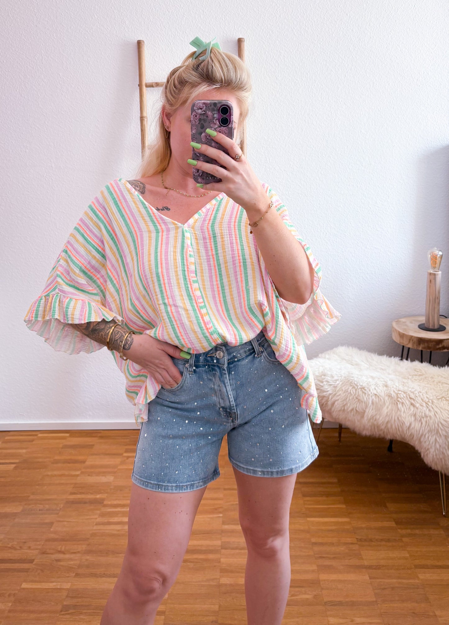 Short Luna Strass