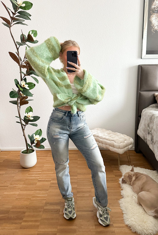 Jeanshose Mom Fit Hello Miss 98cm Länge