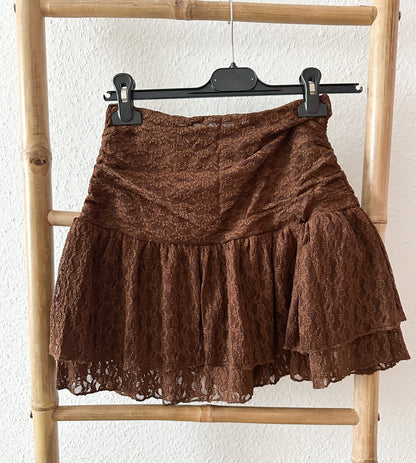 Rock-Spitze mit Hose Skort Lace in zwei Farben