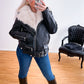 Lederjacke 2 in 1 Paris