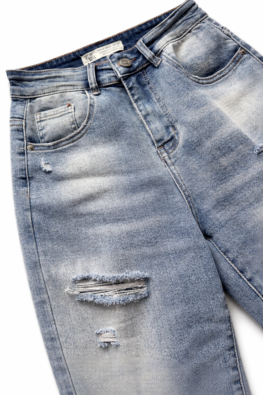 Jeanshose Mom Fit Hello Miss 98cm Länge
