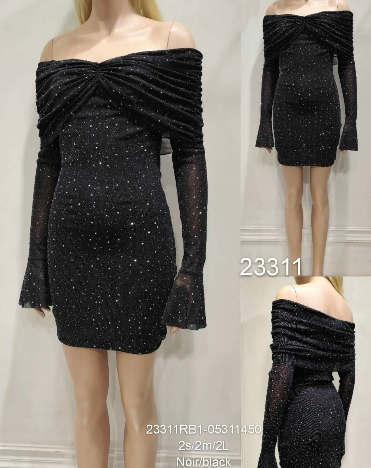 Kleid Dress stretchy&Glitter