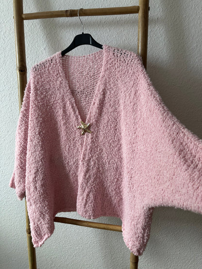Strickjacke Teddy Seestern 5 Farben