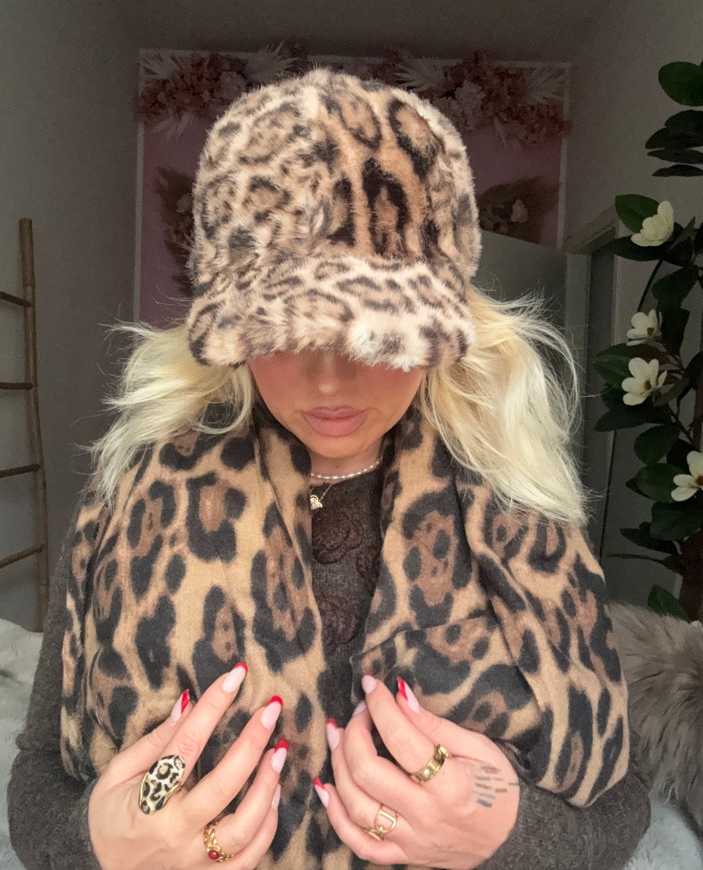 Cap-Fell Leo in 2 Farben super weich